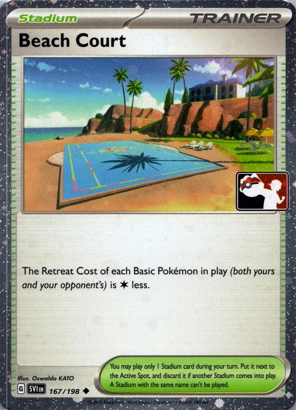 Scarlet & Violet Beach Court [Prize-Pack-Cosmos-Holo] Pokémon card